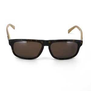 ERMENEGILDO ZEGNA “EZ0003” Dark Brown Havana Sunglasses
